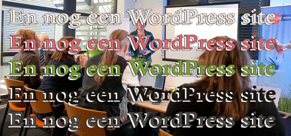 En nog een wordpress site